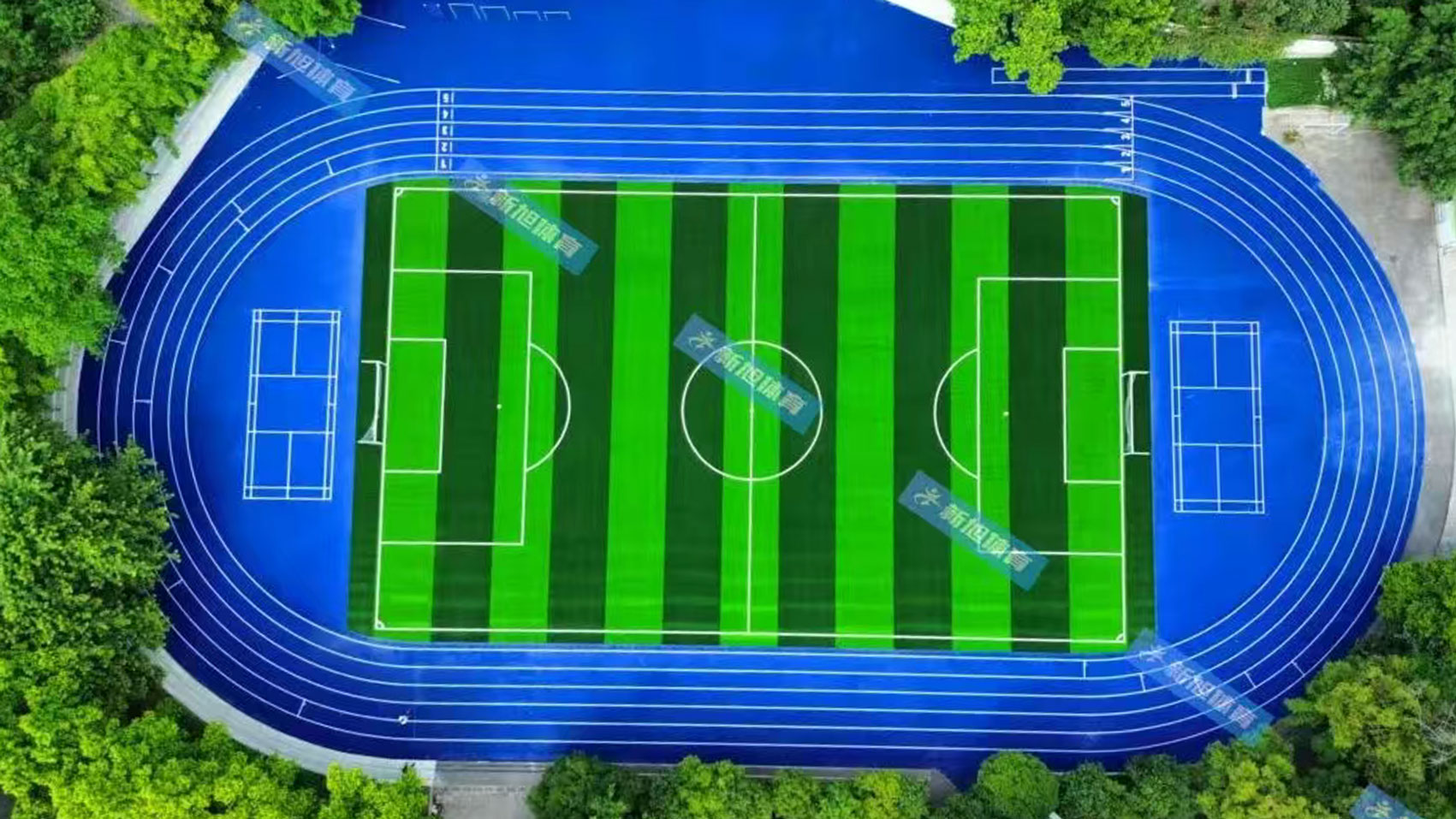 新旭体育重庆学校塑胶跑道